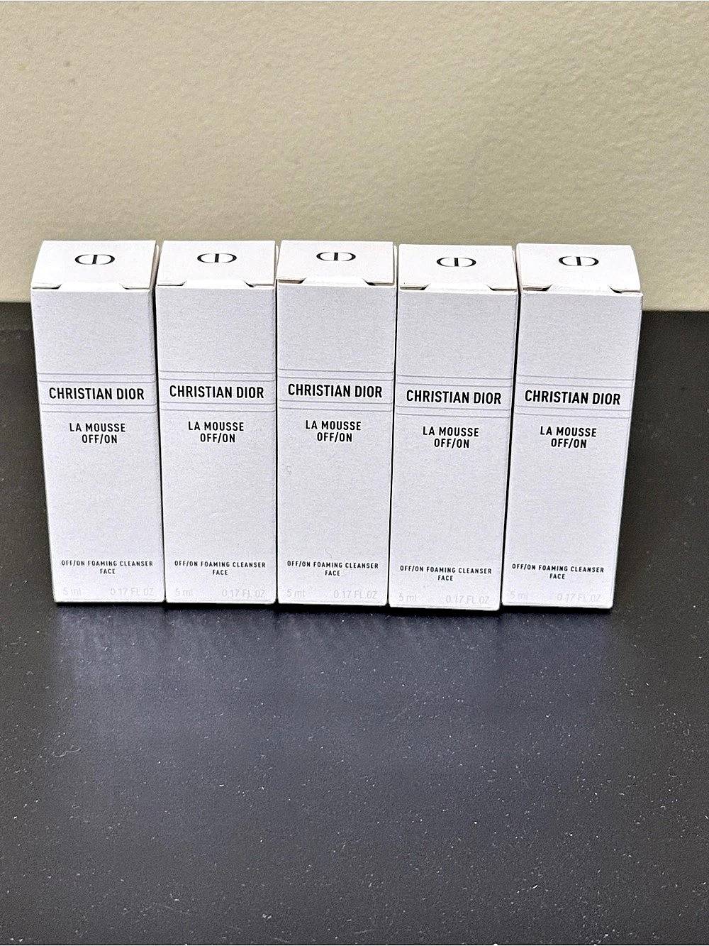 Dior La mousse off/on foaming cleanser sample 5ml*5